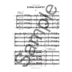 Edward Gregson: String Quartet (Score/Parts)
