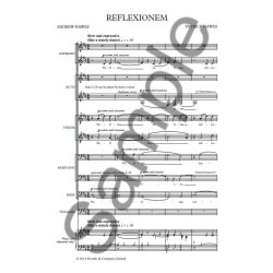 Patrick Hawes: Reflexionem (Vocal Score)