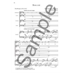 French Songs And Choruses For Mixed-Voice Choir