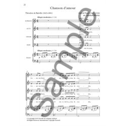 French Songs And Choruses For Mixed-Voice Choir