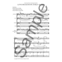 Tarik O'Regan: Love Reckons By Itself Alone