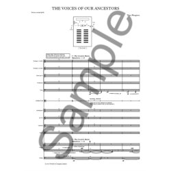 Thea Musgrave: The Voices Of Our Ancestors (Score/Parts)