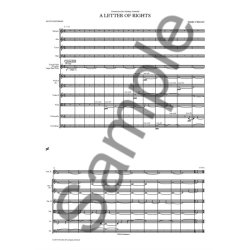 Tarik O'Regan: A Letter Of Rights (Full Score)