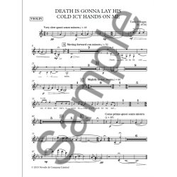 Tarik O'Regan: Death Is Gonna Lay His Cold Icy Hands On Me - Violin, Cello & Voices Version (Parts)