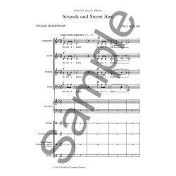 Paul Mealor: Sounds And Sweet Airs (Vocal Score)