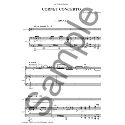 Edward Gregson: Cornet Concerto (For Cornet And Piano Reduction)