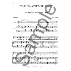 E.J. Moeran: Four Shakespeare Songs