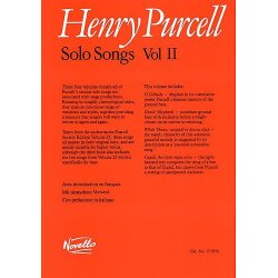 Henry Purcell: Solo Songs Volume II