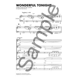 Eric Clapton: Wonderful Tonight (SATB/Piano)