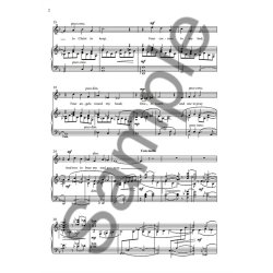 Richard Rodney Bennett: A Song At Evening - Vocal Score