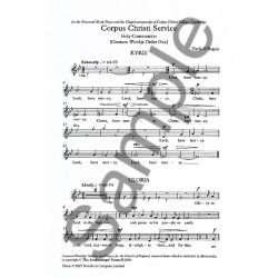Tarik O'Regan: Corpus Christi Service - Congregation Part (10 Pack)