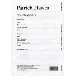 Patrick Hawes: Quanta Qualia