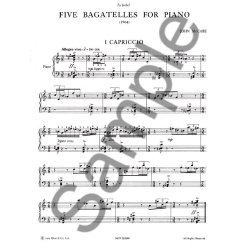 John McCabe: Five Bagatelles For Piano
