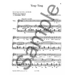 Bantock: Yung-yang for Medium Voice and Piano accompaniment