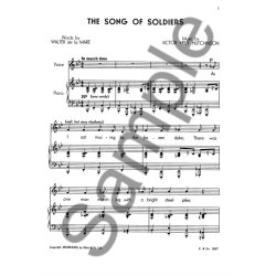 Victor Hely-hutchinson: Song Of Soldiers In B Flat