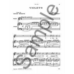 Herbert, M Violets High Voice And Piano (G Major)