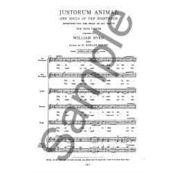 Byrd, W Justorum Animae Ssatb