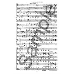 Bairstow: I Will Greatly Rejoice for SATB Chorus