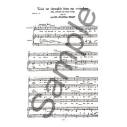 Samuel Sebastian Wesley: Wash Me Throughly