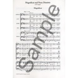 Charles Wood: Magnificat And Nunc Dimittis In D (New Engraving)