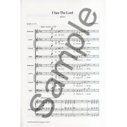 John Stainer: I Saw The Lord (New Engraving)