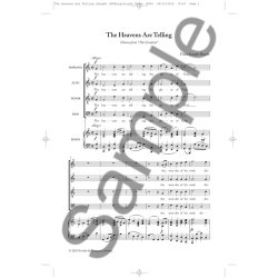 Josef Haydn: The Heavens are Telling - The Creation (New Engraving - SATB/Piano)