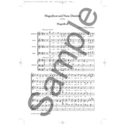Charles Villiers Stanford: Magnificat And Nunc Dimittis In B Flat (New Engraving)