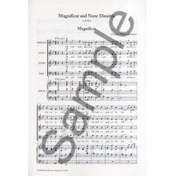 Charles Villiers Stanford: Magnificat And Nunc Dimittis In B Flat (New Engraving)