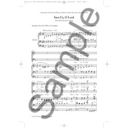 Edward Bairstow: Save Us, O Lord (New Engraving)