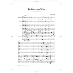Joseph Haydn: The Heavens Are Telling - The Creation (New Engraving - SATB/Organ)