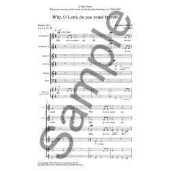 Jonathan Bridcut: Why, O Lord, Do You Stand Far Off? (Novello New Choral Series)