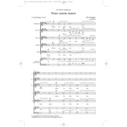 John Duggan: Nunc Autem Manet (Novello New Choral Series)