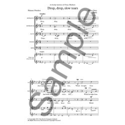 James Davy: Drop, Drop Slow Tears (Novello New Choral Series)
