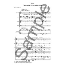 John Duggan: La Ballade De Jesus Christ (Novello New Choral Series)
