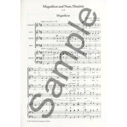 Edward Bairstow: Magnificat And Nunc Dimittis In D (New Engraving)