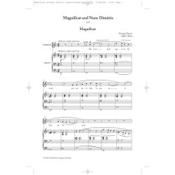 George Dyson: Magnificat And Nunc dimittis In F (New Engraving)
