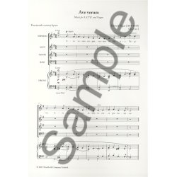 Edward Elgar: Ave Verum Op.2 No.1 (New Engraving)