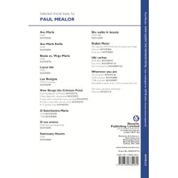 Paul Mealor: Now Sleeps The Crimson Petal (Set Of Four Madrigals)