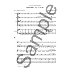 Tarik O'Regan: After Rain (Petrichor) - Vocal Score