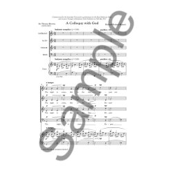 Richard Rodney Bennett: A Colloquy With God (SATB/Piano)