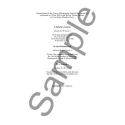 Paul Mealor: Let Fall The Windows Of Mine Eyes