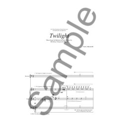 Paul Mealor: Twilight (Baritone/Piano)