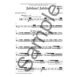 Paul Mealor: Jubilate! Jubilee! (Drum Part)
