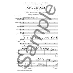 Paul Mealor: Crucifixus (Baritone/SATB/Piano)