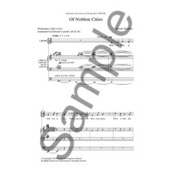 Jeremy Thurlow: Of Noblest Cities (Novello New Choral Series)