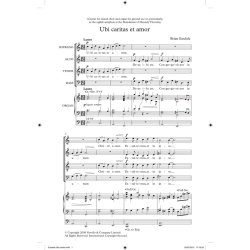 Brian Easdale: Ubi Caritas Et Amor (Novello New Choral Series)