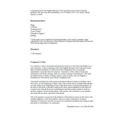 John McCabe: Psalm-Cantata (Orchestral Version) Full Score