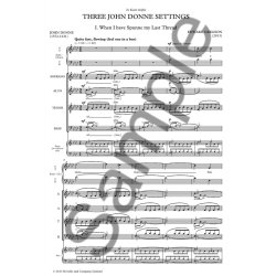Edward Gregson: Three John Donne Settings