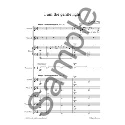 Paul Mealor: I Am The Gentle Light - Orchestral Version (Full Score)