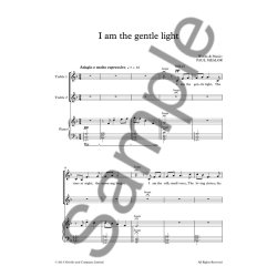 Paul Mealor: I Am The Gentle Light - Orchestral Version (Vocal Score)